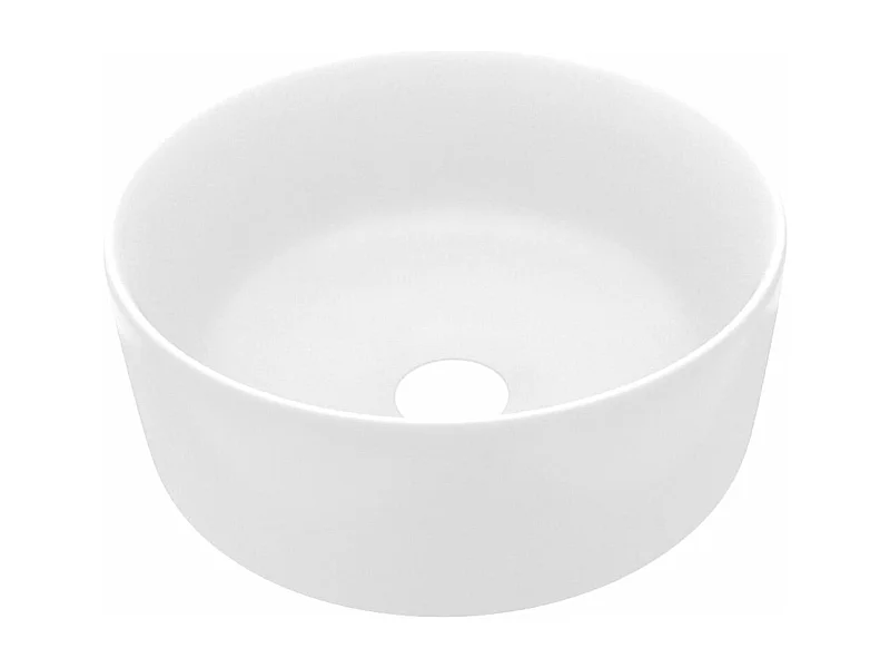 Lavabo rond diamètre 40 blanche 40 x 40 x 15 cm 02_0002751