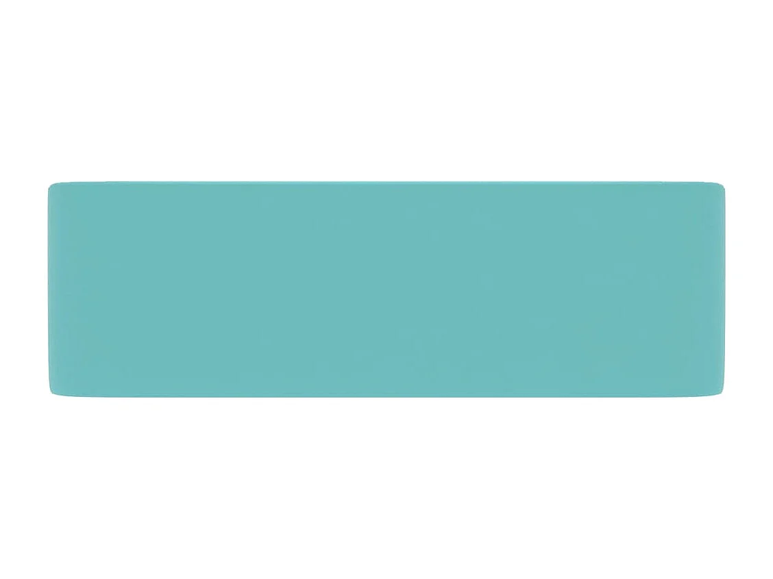 Lavabo de lujo sobre encimera, lavabo para baño, tocador, rectangular, 41 x 30 cm, cerámica verde claro mate 02_0002788