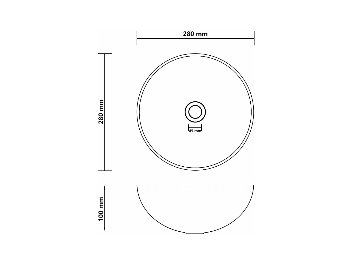 Lavabo redondo para baño, encimera, lavabo para inodoro, lavabo para cocina, sala de cosméticos, interior del hogar, cerámica, 28 cm, rosa mate 02_0002719