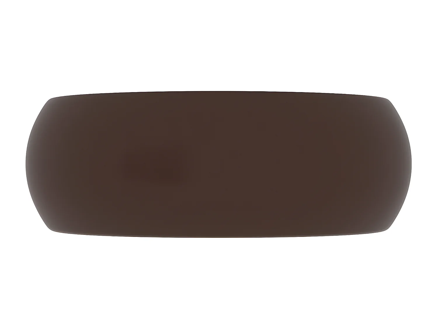 Lavabo rond de luxe marron 40 x 40 x 15 cm 02_0002748