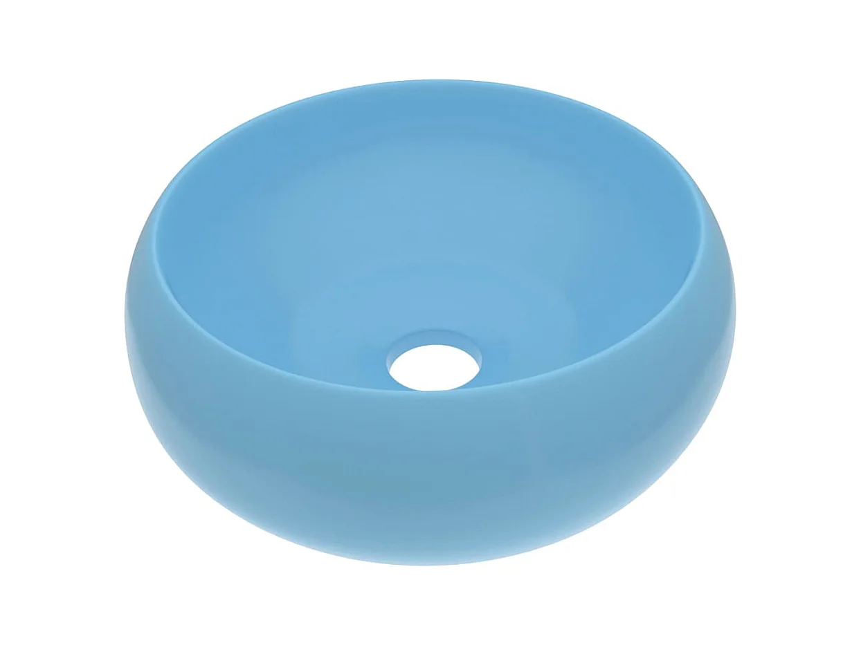 Lavabo rond de luxe bleue 40 x 40 x 15 cm 02_0002742