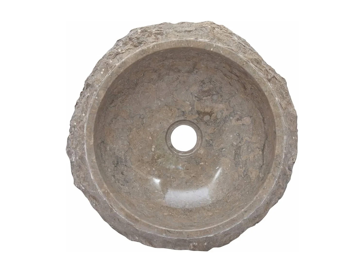 Lavabo de salle d'eau grise 40 x 40 x 12 cm 02_0002802