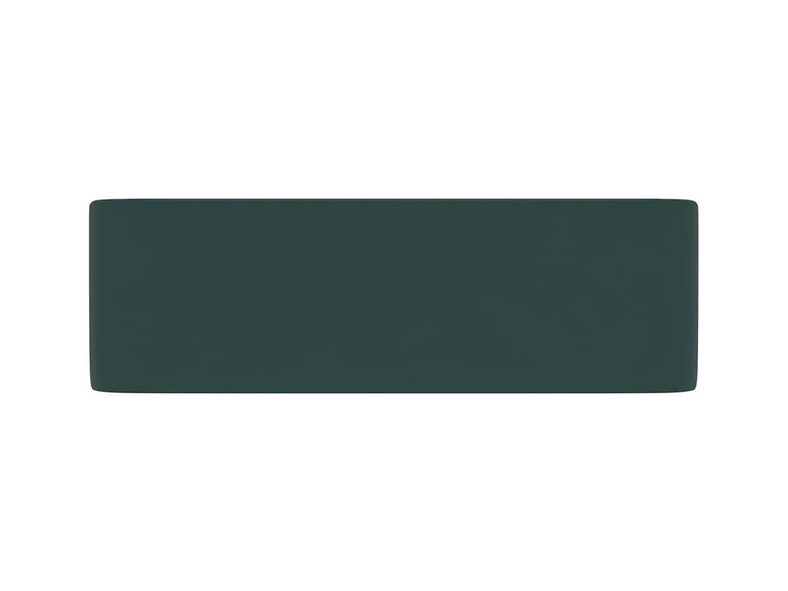 Lavabo de lujo sobre encimera, lavabo para baño, tocador, rectangular, 41 x 30 cm, cerámica verde oscuro mate 02_0002789