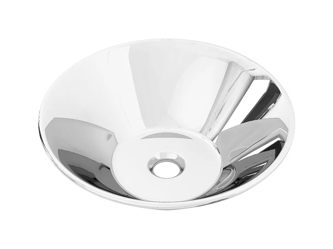 Lavabo Lavabo sobre encimera Fregadero para montar Cuarto de baño Interior Ducha WC Cabina Hogar 42 x 14 cm Cerámica 02_0002598