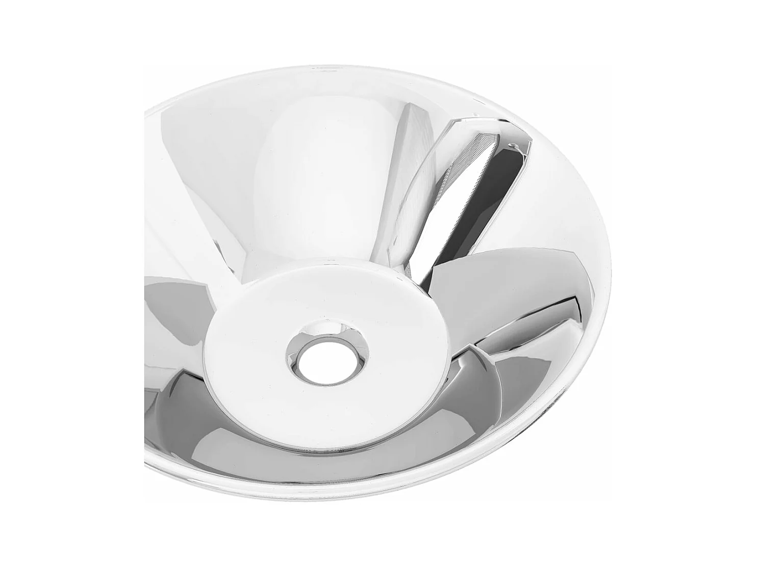 Lavabo Lavabo sobre encimera Fregadero para montar Cuarto de baño Interior Ducha WC Cabina Hogar 42 x 14 cm Cerámica 02_0002598