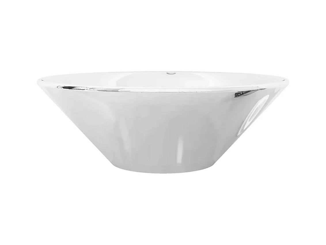 Lavabo Lavabo sobre encimera Fregadero para montar Cuarto de baño Interior Ducha WC Cabina Hogar 42 x 14 cm Cerámica 02_0002598