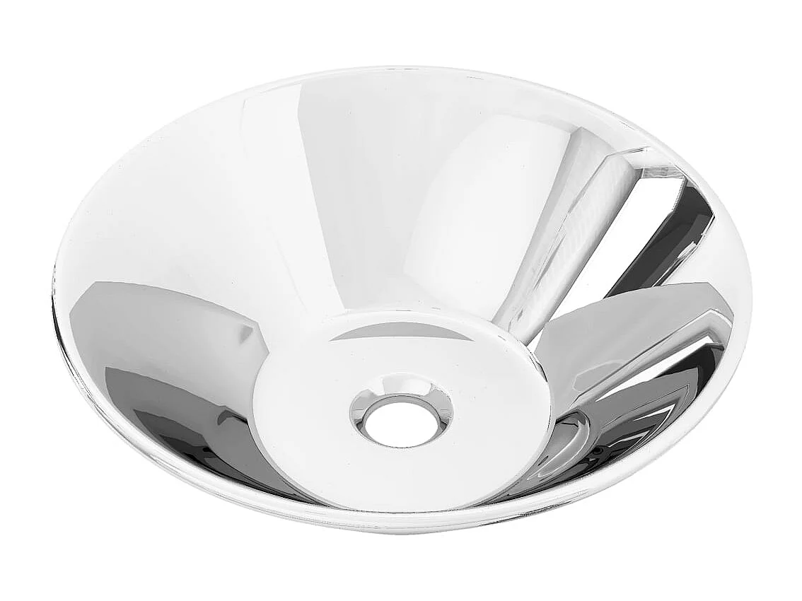 Lavabo Lavabo sobre encimera Fregadero para montar Cuarto de baño Interior Ducha WC Cabina Hogar 42 x 14 cm Cerámica 02_0002598