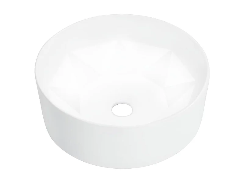 Lavabo de baño 36 x 14 cm cerámica blanca 02_0002618