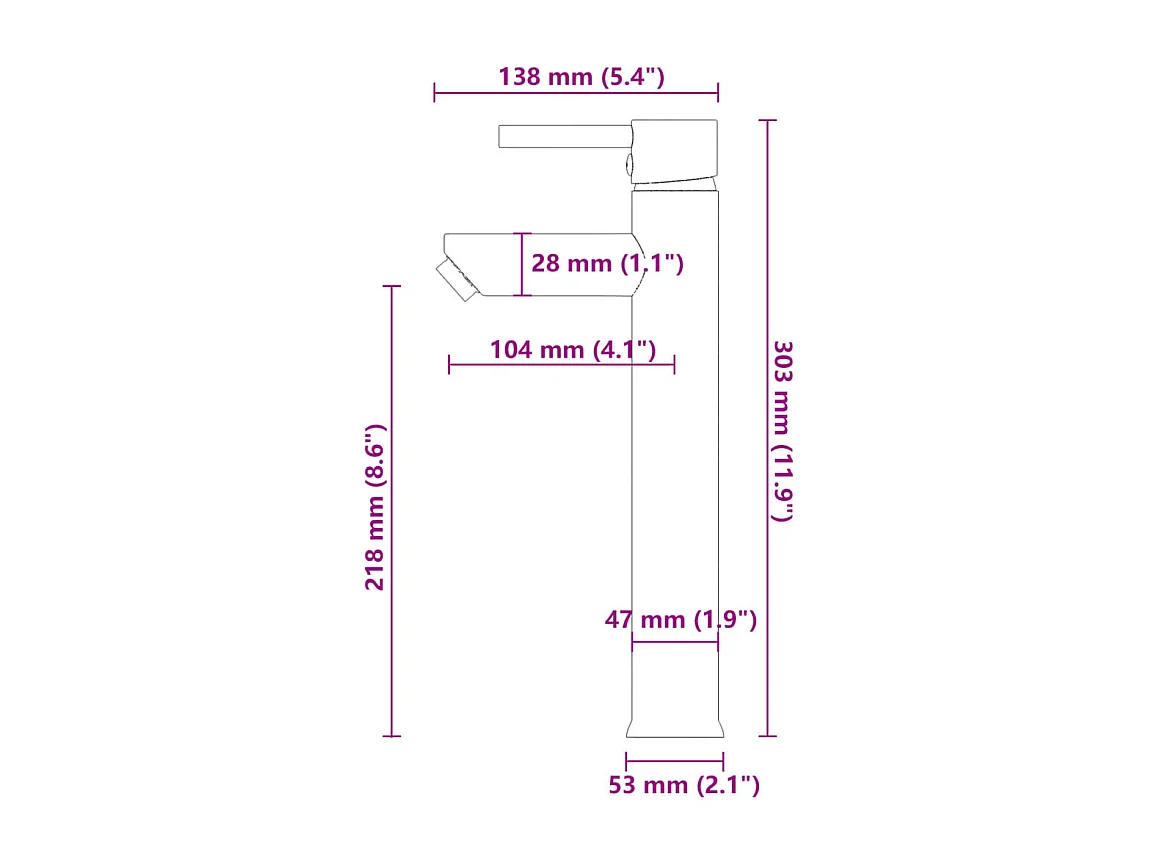 Lavabo de baño de 42 cm de diámetro con grifo y pulsador de desagüe de cristal templado 02_0002849