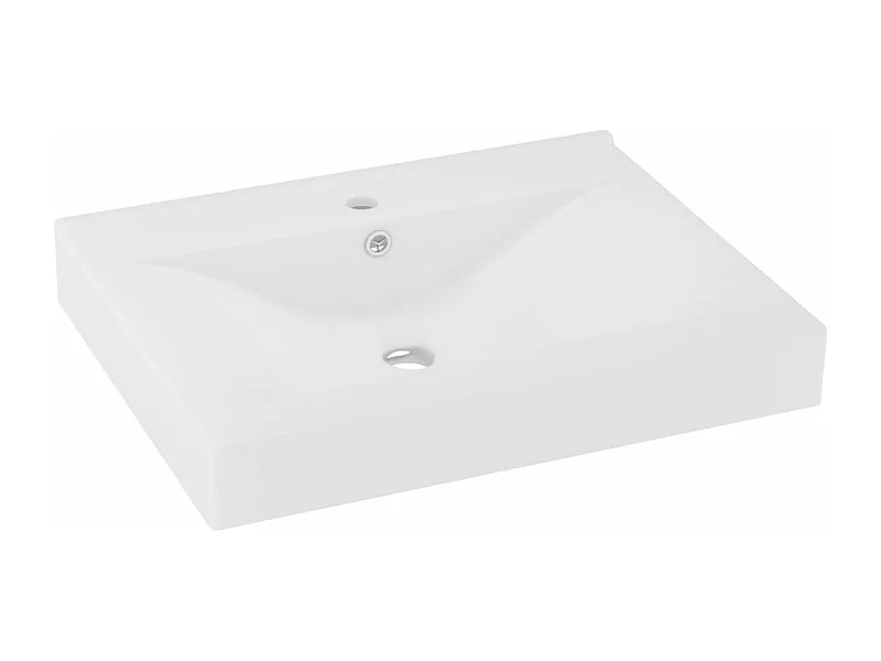 Lavabo salle de bain blanche 60 x 46 x 16 cm 02_0002762