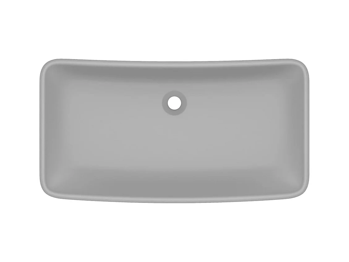 Lavabo salle de bain grise 71 x 38 x 13.5 cm 02_0002702