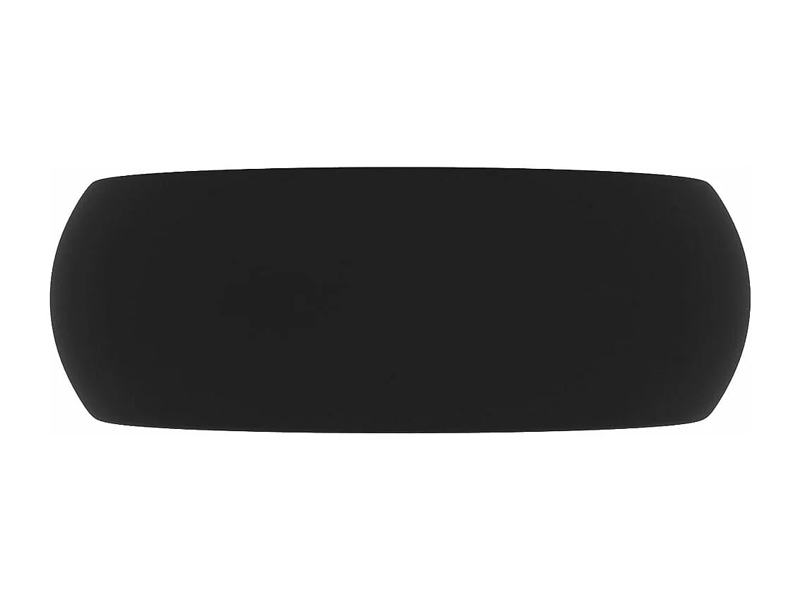 Lavabo da bagno rotondo di lusso lavabo diametro 40 cm in ceramica nero opaco 02_0002750
