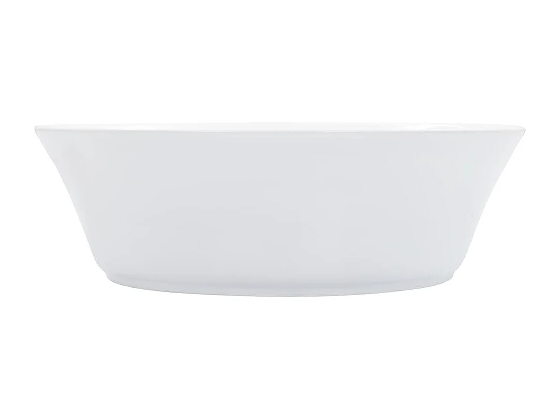 Lavabo Lavabo sobre encimera lavabo montado baño interior cuarto de ducha WC cubículo hogar 41 x 12,5 cm cerámica blanca 02_0002616