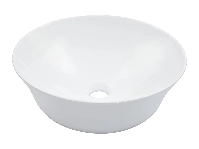 Lavabo lave-mains vasque à blanche 41 x 41 x 12.5 cm 02_0002616