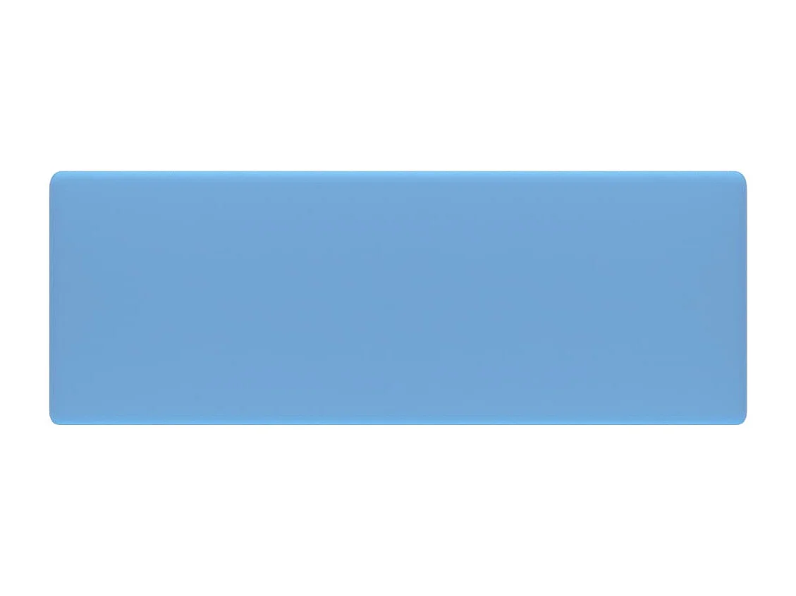 Lavabo cuadrado de lujo con rebosadero, lavabo para baño, sala de cosmética, 41 x 41 cm, cerámica azul claro mate 02_0002687