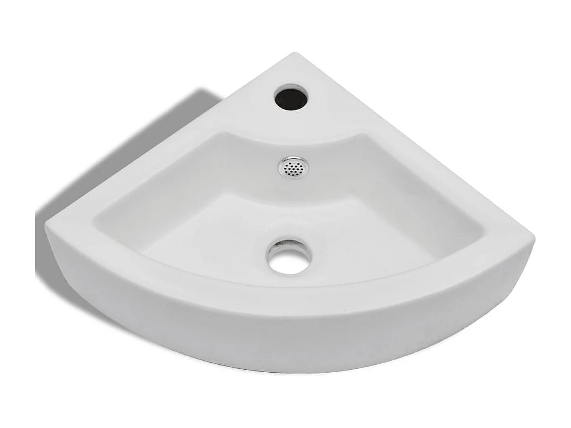 Lavabo avec trou de blanche 45 x 32 x 12.5 cm 02_0002491