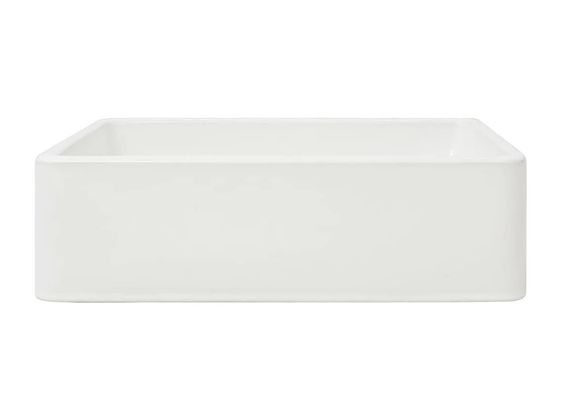 Lavatório de cerâmica para lavatório de mão para banheiro 41 x 30 cm branco 02_0002526