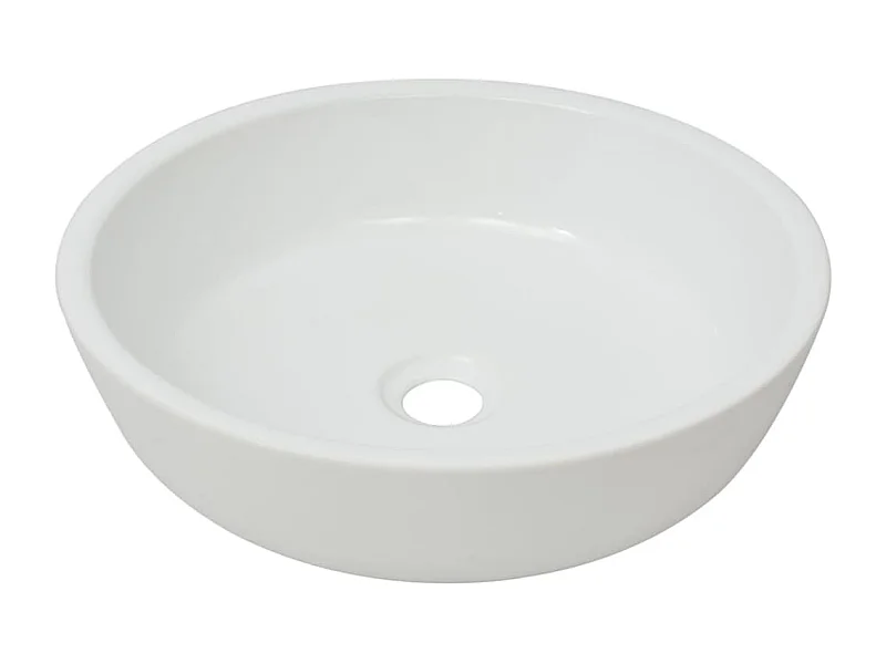 Lavabo salle de bain blanche 42 x 42 x 12 cm 02_0002528