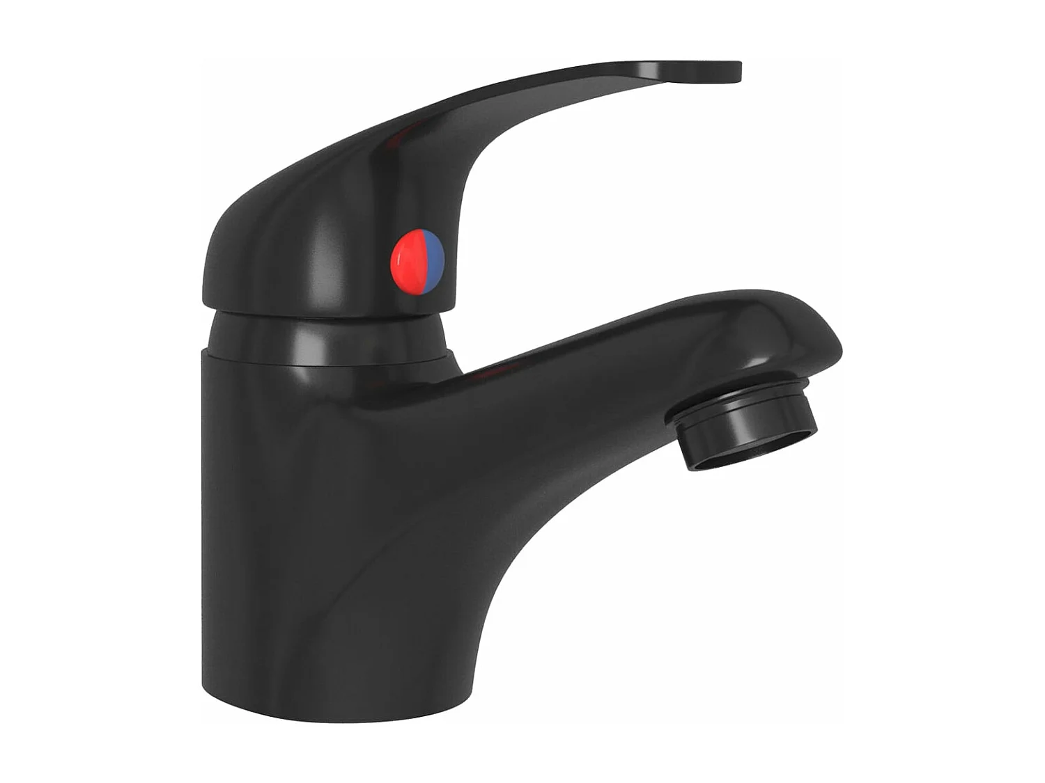 Mitigeur de lavabo robinet noire 13 x 13 x 10 cm 02_0003502