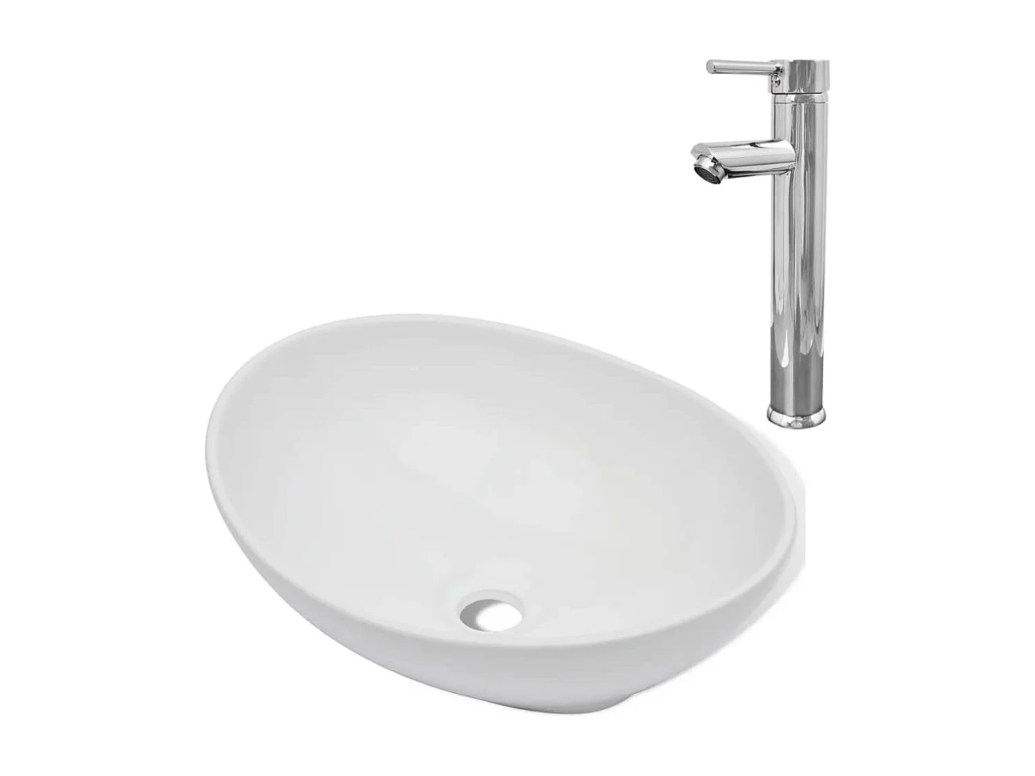 Lavabo de salle de blanche 40 x 33 x 30 cm 02_0002843