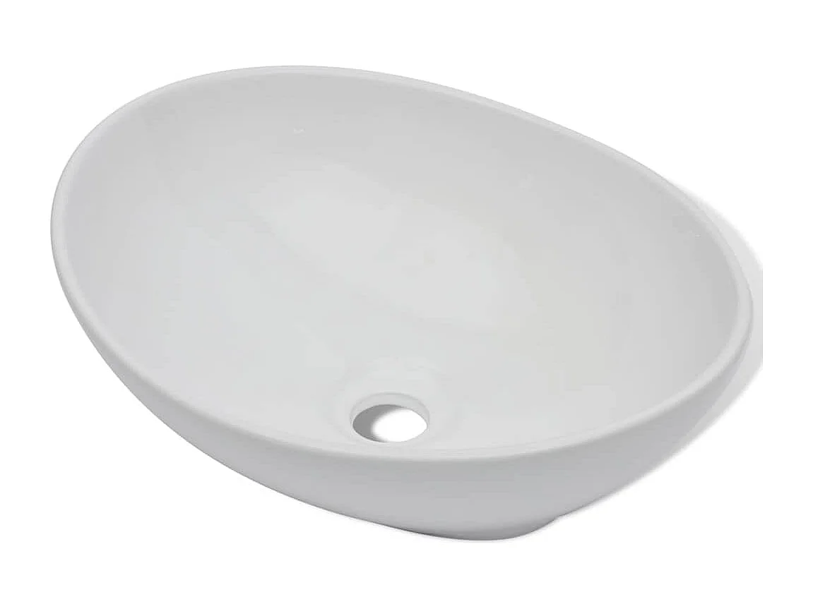 Lavabo de salle de blanche 40 x 33 x 30 cm 02_0002843