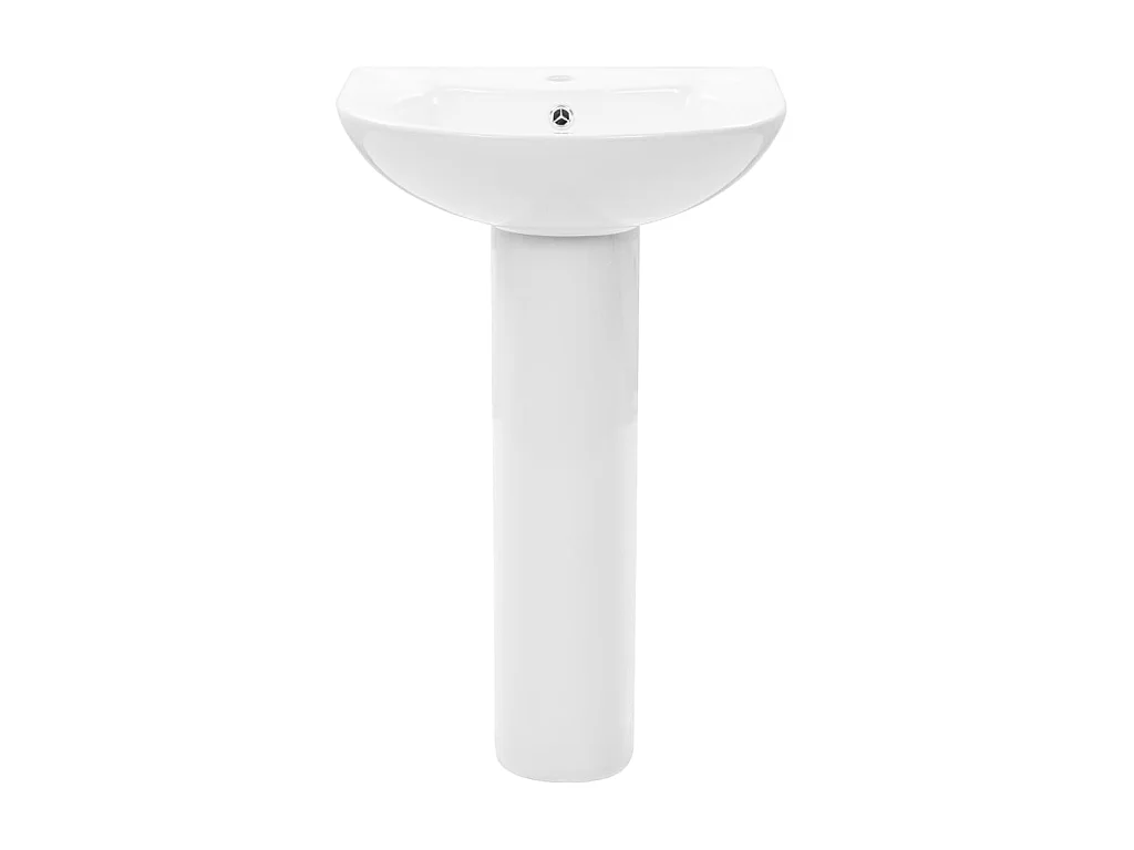 Lavabo autoportant avec socle blanche 52 x 44 x 19 cm 02_0002567