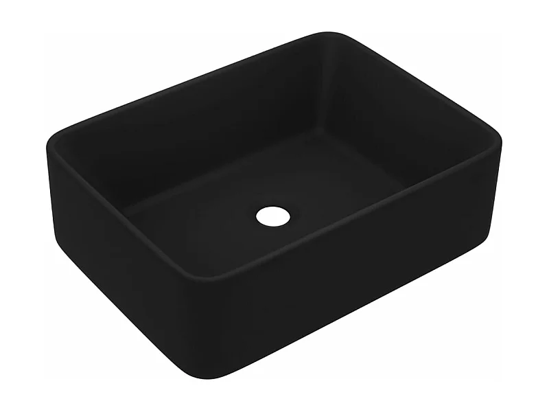 Lavabo da bagno di lusso 41 cm in ceramica nera opaca 02_0002794