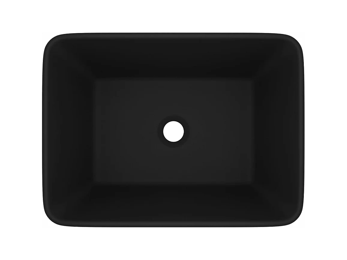 Lavabo salle de bain noire 41 x 30 x 12 cm 02_0002794