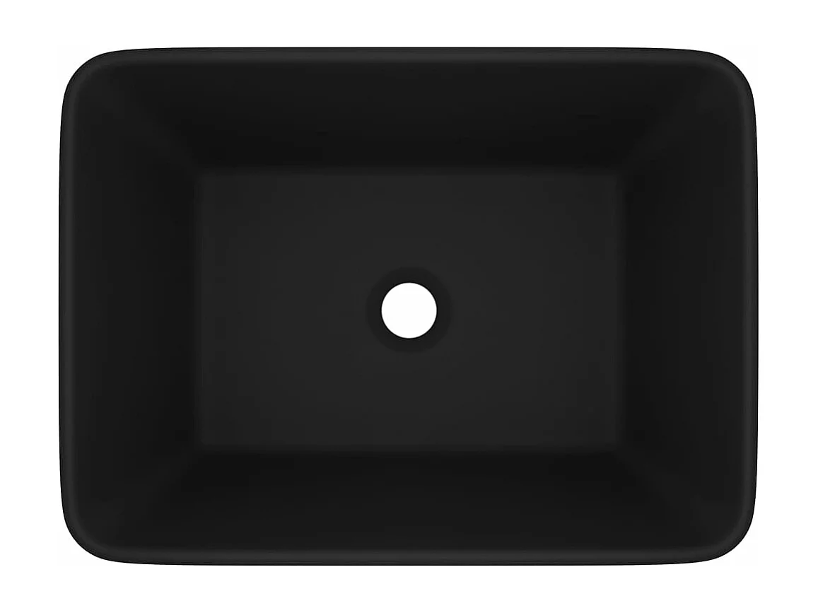 Lavabo salle de bain noire 41 x 30 x 12 cm 02_0002794