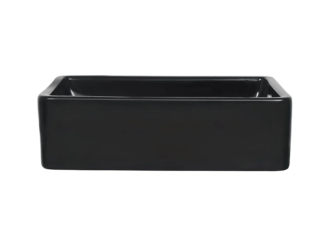 Lavabo céramique vasque salle noire 41 x 30 x 12 cm 02_0002538