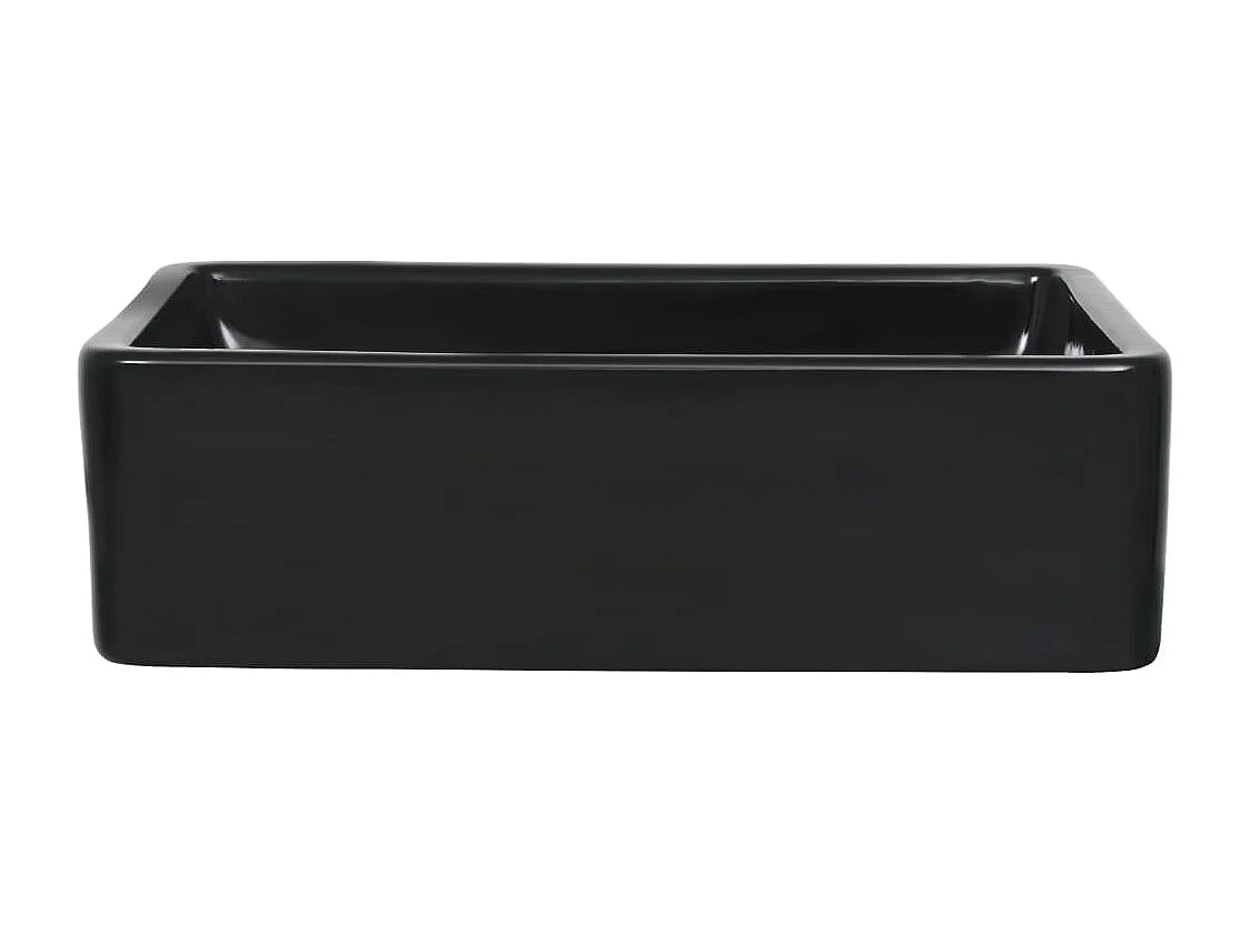 Lavabo céramique vasque salle noire 41 x 30 x 12 cm 02_0002538