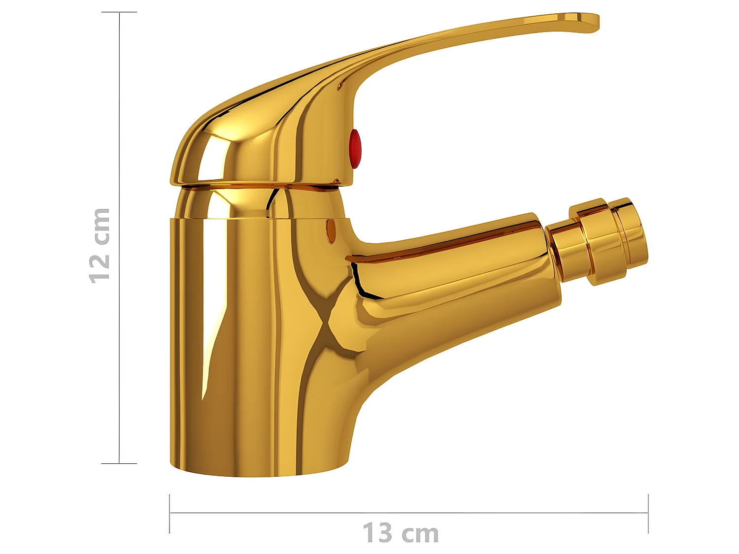Mitigeur de bidet de 13 x 13 x 12 cm 02_0003495