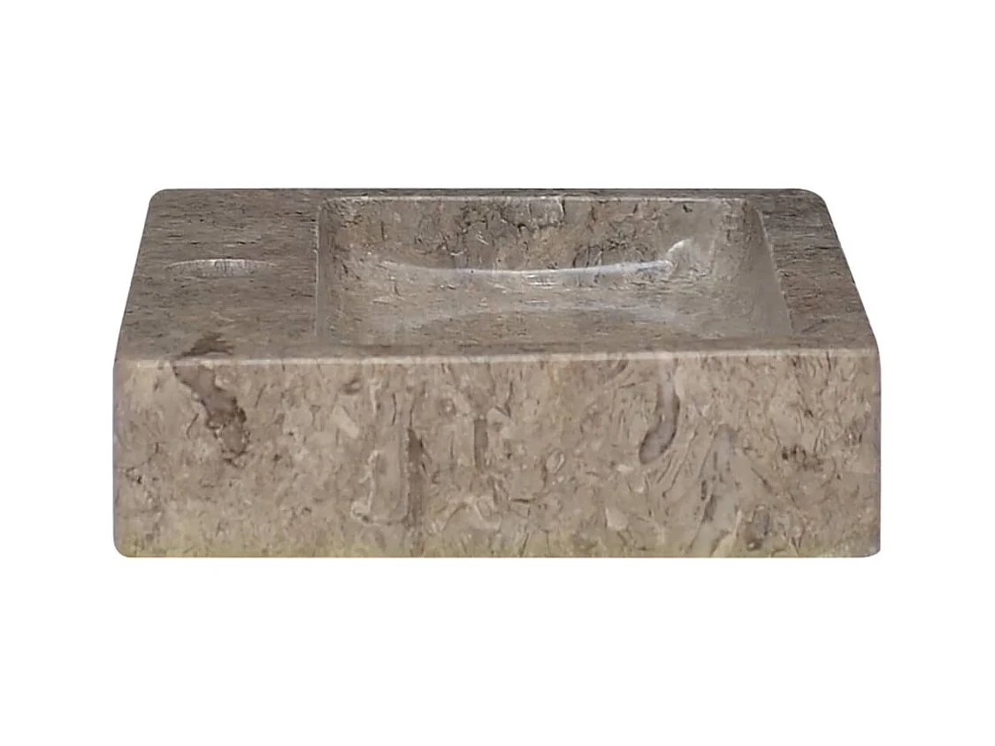 Lavabo da bagno lavabo da appoggio per WC lavabo da bagno lavabo da bagno interno casa 38 x 24 cm marmo grigio 02_0002832