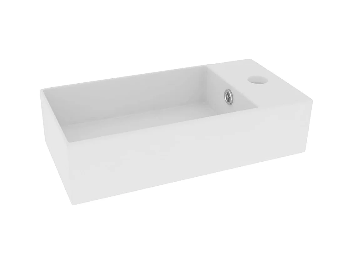 Lavabo de salle de blanche 48 x 25 x 15 cm 02_0002729