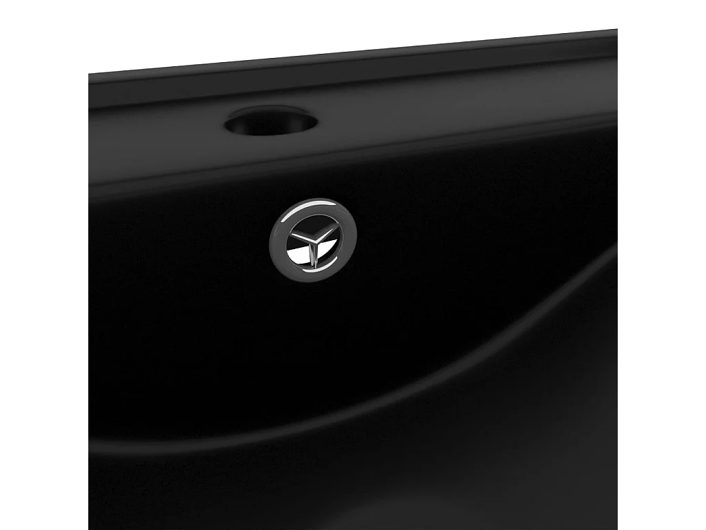 Lavabo salle de bain noire 60 x 46 x 16 cm 02_0002772