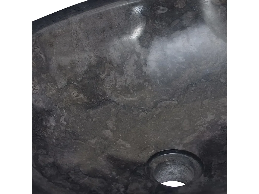 Lavabo de salle d'eau noire 53 x 40 x 15 cm 02_0002816