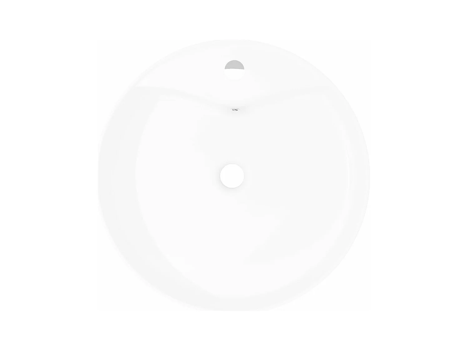 Lavabo vasque salle de blanche 46.5 x 46.5 x 15.5 cm 02_0002513