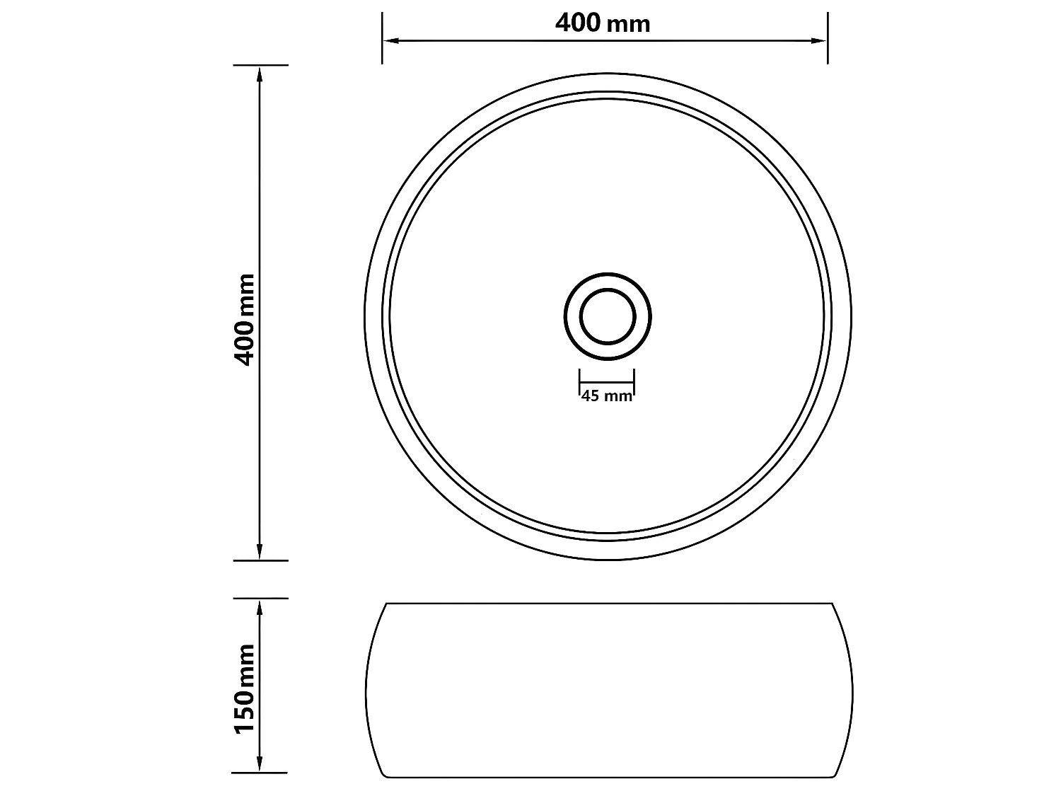 Lavabo rond de luxe bleue 40 x 40 x 15 cm 02_0002743
