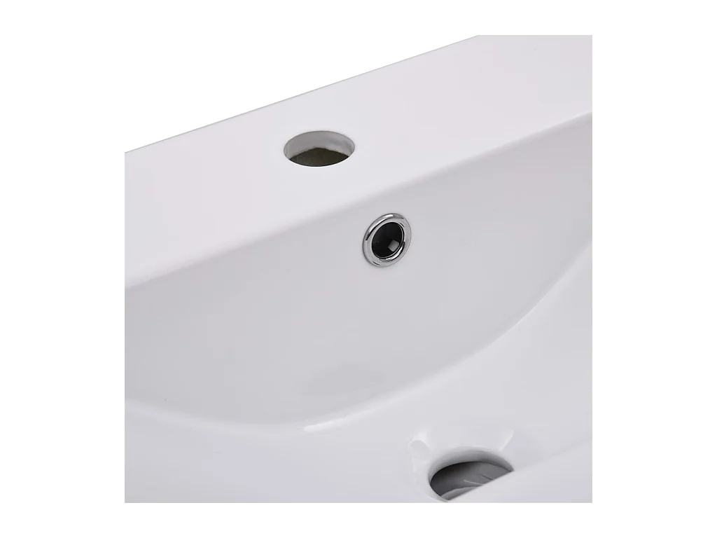 Lavabo salle de bain blanche 61 x 39.5 x 18.5 cm 02_0002643