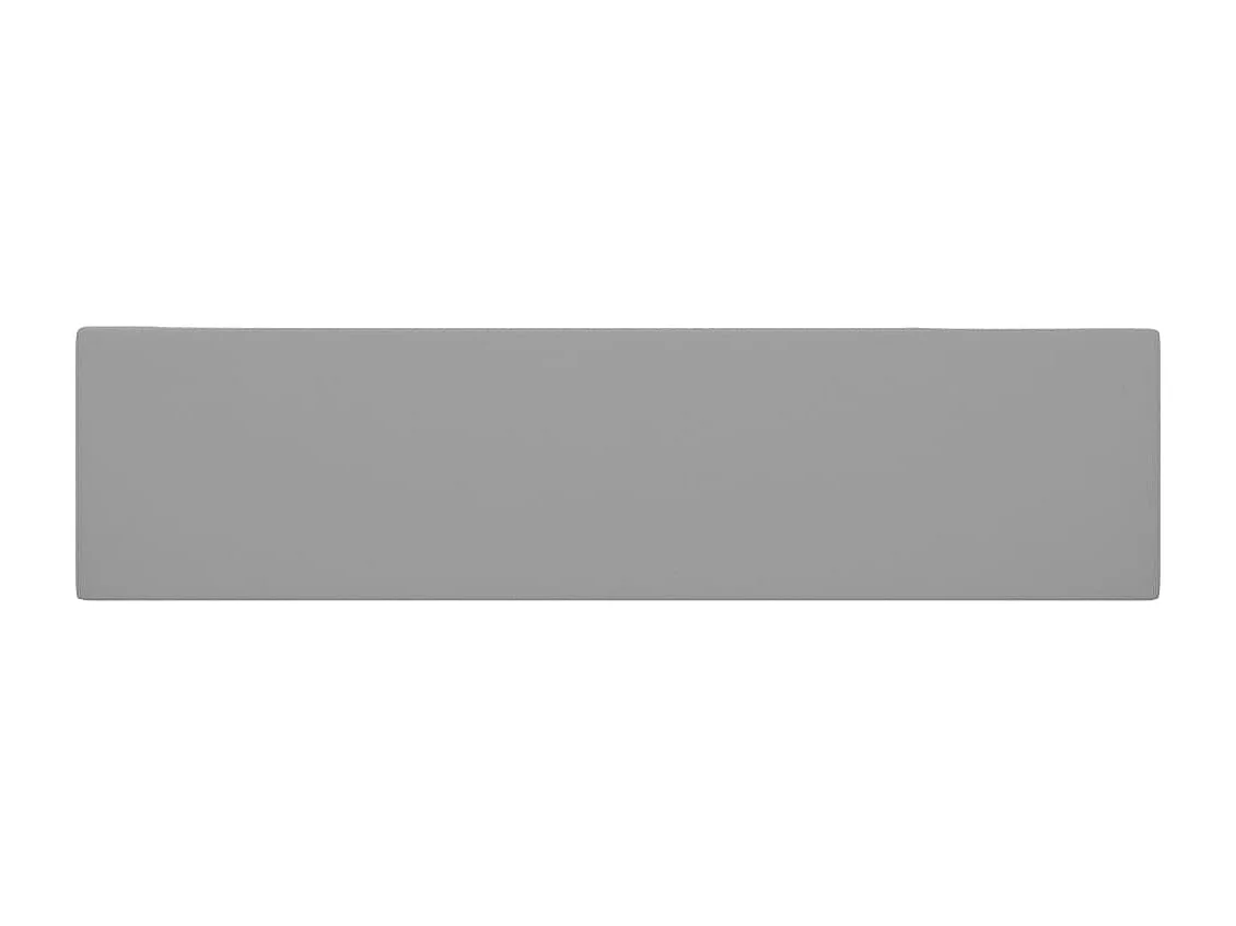 Pia de banheiro com transbordamento de cerâmica 48 x 25 cm cinza claro 02_0002735