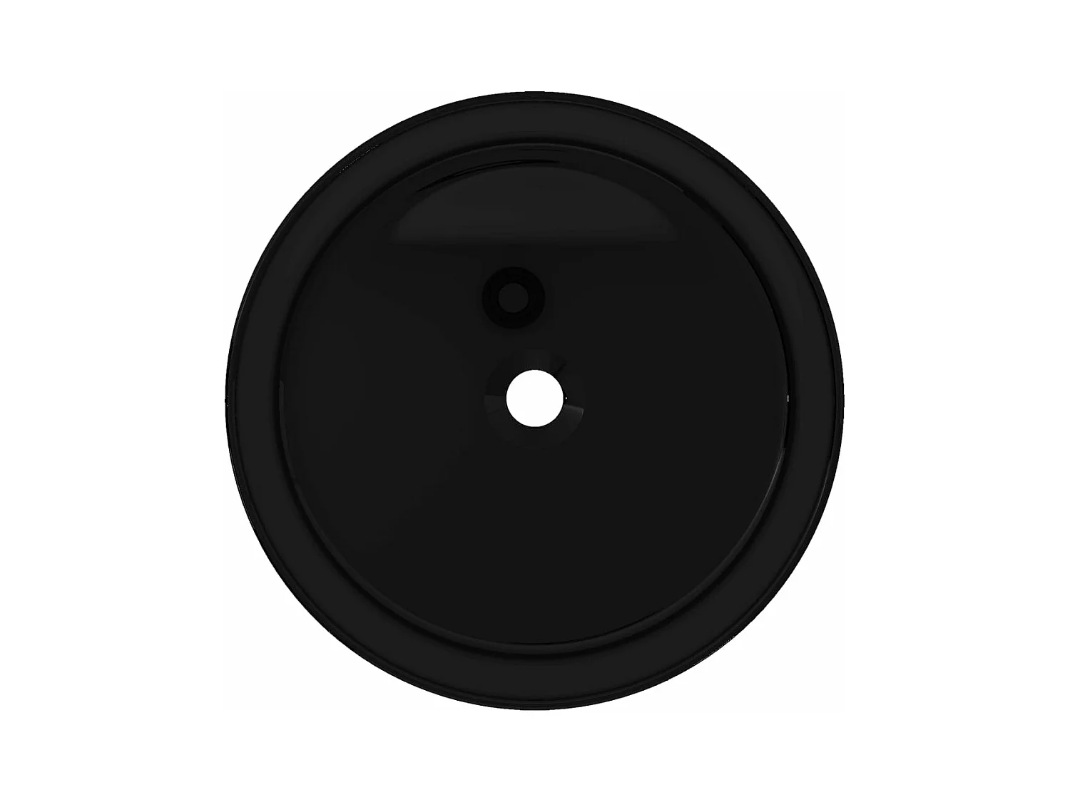 Lavabo rond 40x15 cm noire 40 x 40 x 15 cm 02_0002541