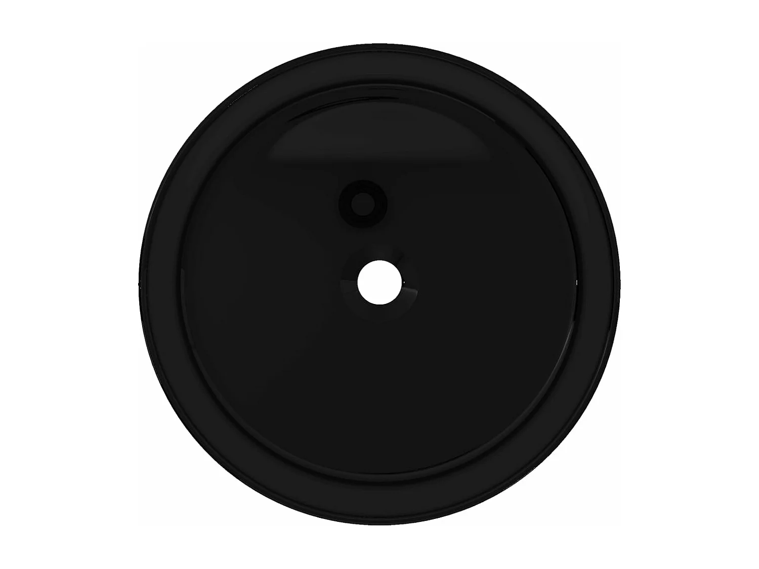 Lavabo rond 40x15 cm noire 40 x 40 x 15 cm 02_0002541