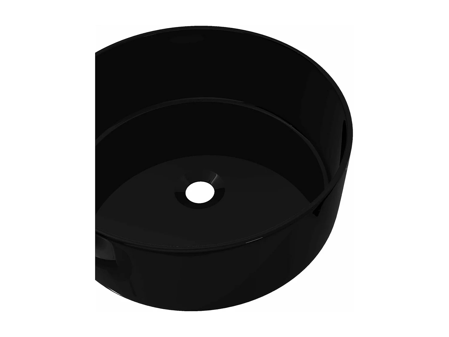 Lavabo rond 40x15 cm noire 40 x 40 x 15 cm 02_0002541