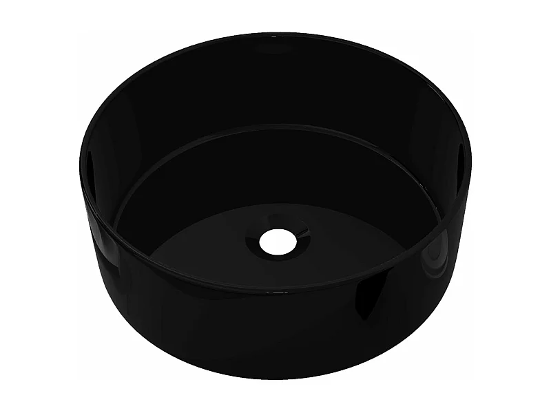 Lavabo rond 40x15 cm noire 40 x 40 x 15 cm 02_0002541