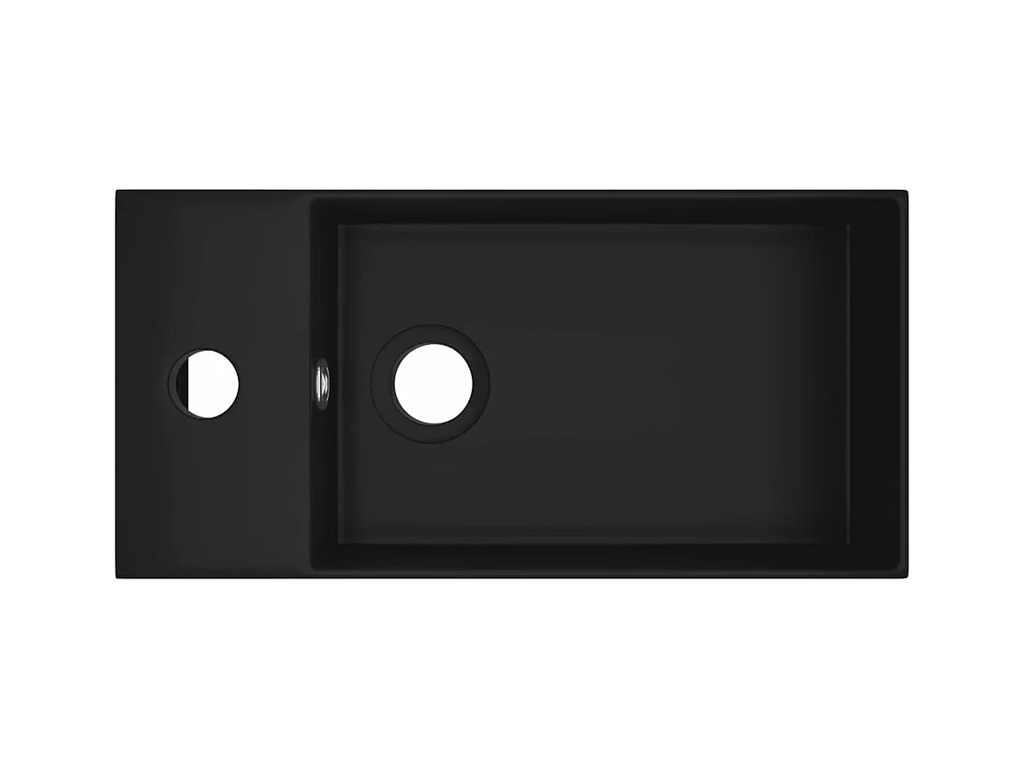 Lavabo de salle de noire 48 x 25 x 15 cm 02_0002739