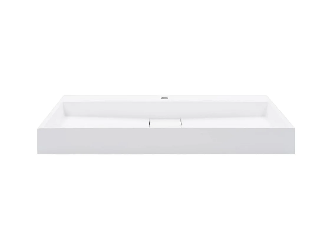 Lave-mains vasque lavabo à blanche 100 x 46 x 11 cm 02_0002635