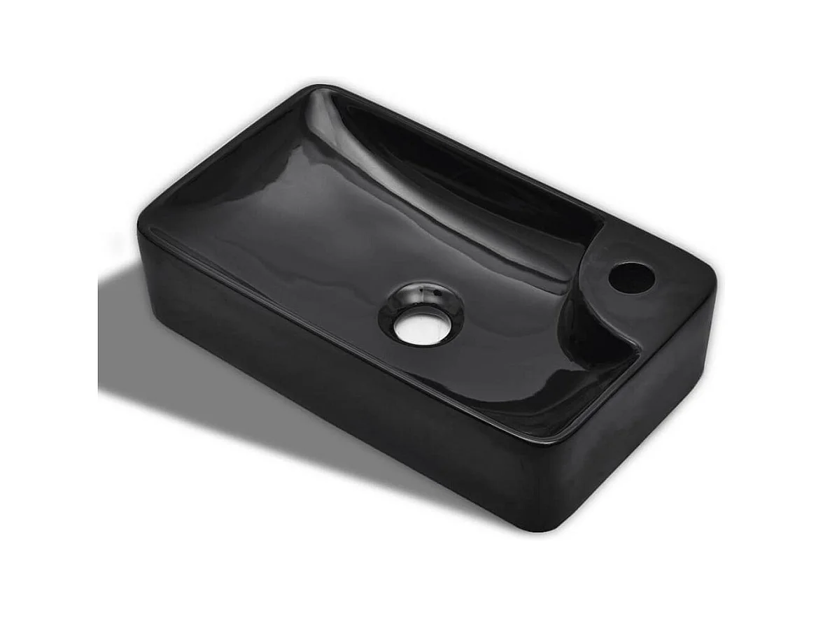 Vasque à trou pour noire 44 x 25 x 10 cm 02_0002510