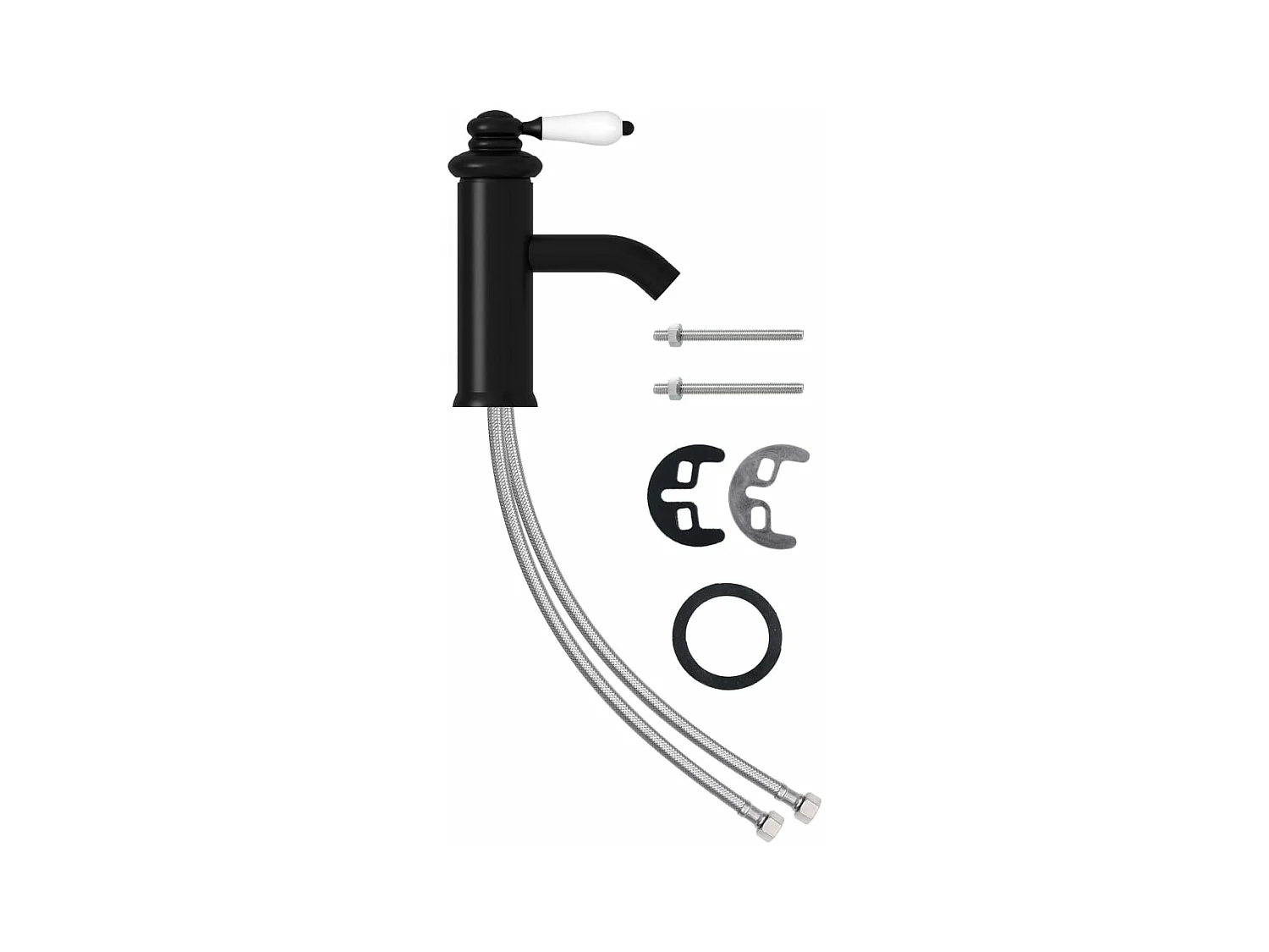 Robinet de lavabo de noire 13 x 13 x 18 cm 02_0003523