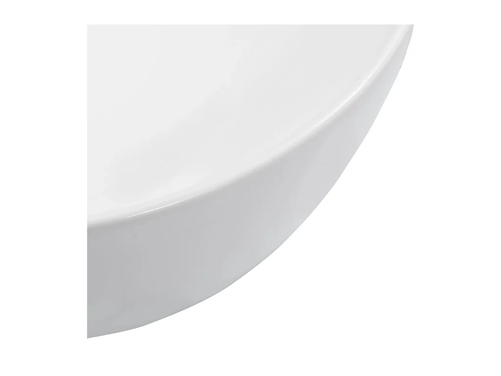 Lavatório lavatório de bancada montado banheiro interior chuveiro cabine de vaso sanitário casa 42,5 x 42,5 cm cerâmica branca 02_0002626