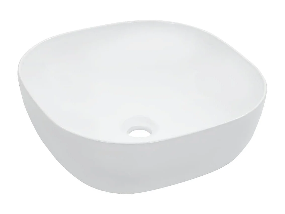 Lavabo lave-mains vasque à blanche 42.5 x 42.5 x 14.5 cm 02_0002626